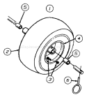 Page F Diagram and Parts List for 31AE663H401 1999 Yard Man Snow Blower
